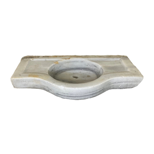 French White Marble Sink