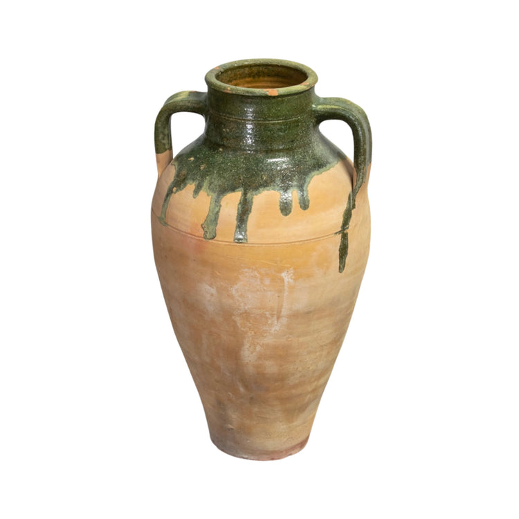 Greece Terracotta Glazed Trim Vessel
