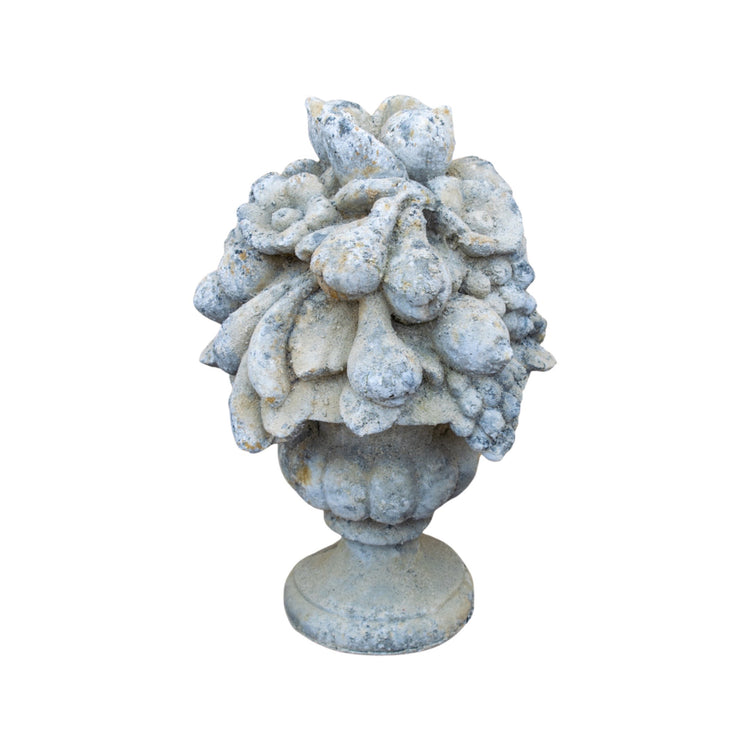French Limestone Bouquet Finial
