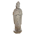 French Limestone Saint Sculpture (GE-2V6Q)