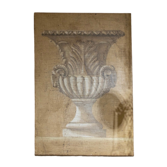 Urn Painting by Jacques Lamy