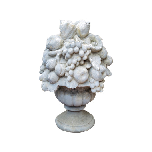 French Limestone Bouquet Finial