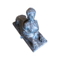 Pair of Belgian Bluestone Sphinx Sculptures (GE-I4JF)