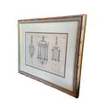 Antique French Architectural Framed Print (HD-6URE)