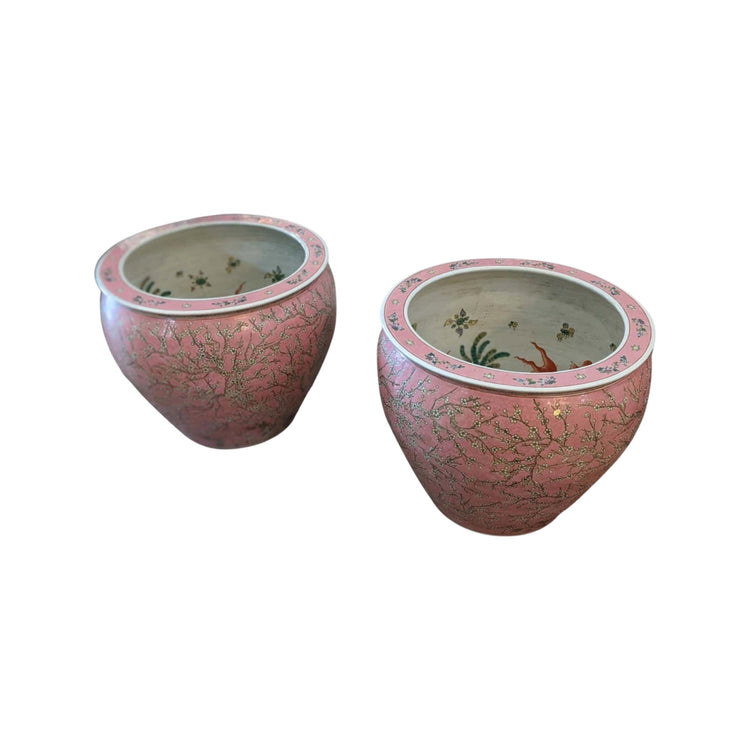 Pair of Chinese Porcelain Planters