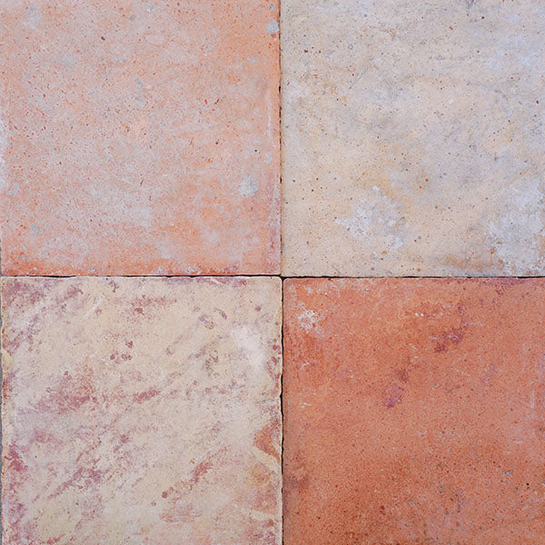French Reclaimed Terracotta Square Tile